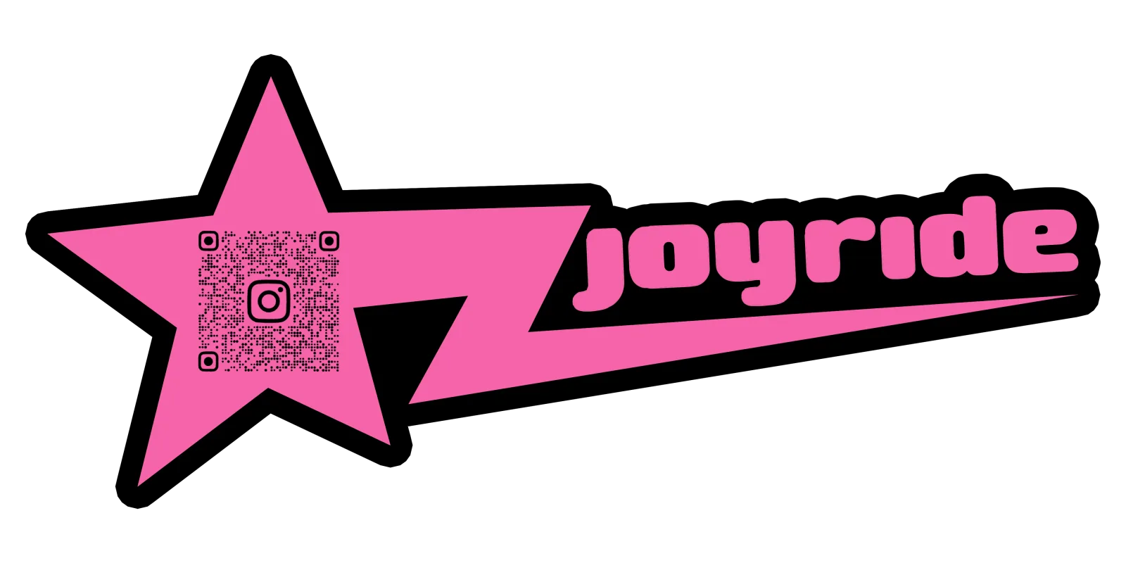 Sticker — joyride sticker qr code (Joyride 2 — Event-Design & Sticker)