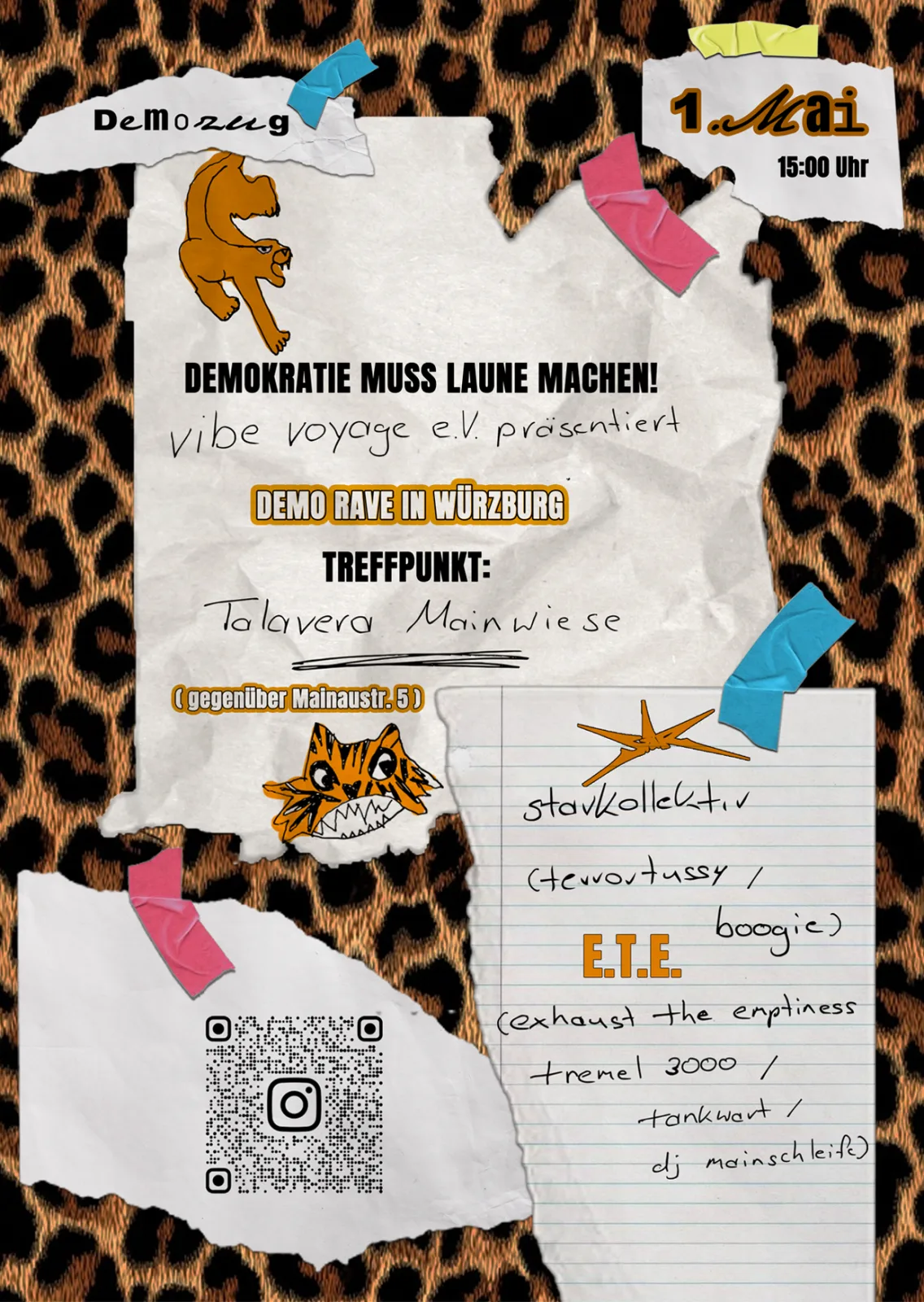 Poster — A6 (1. Mai Festival — Poster, Flyer & Event-Grafiken)