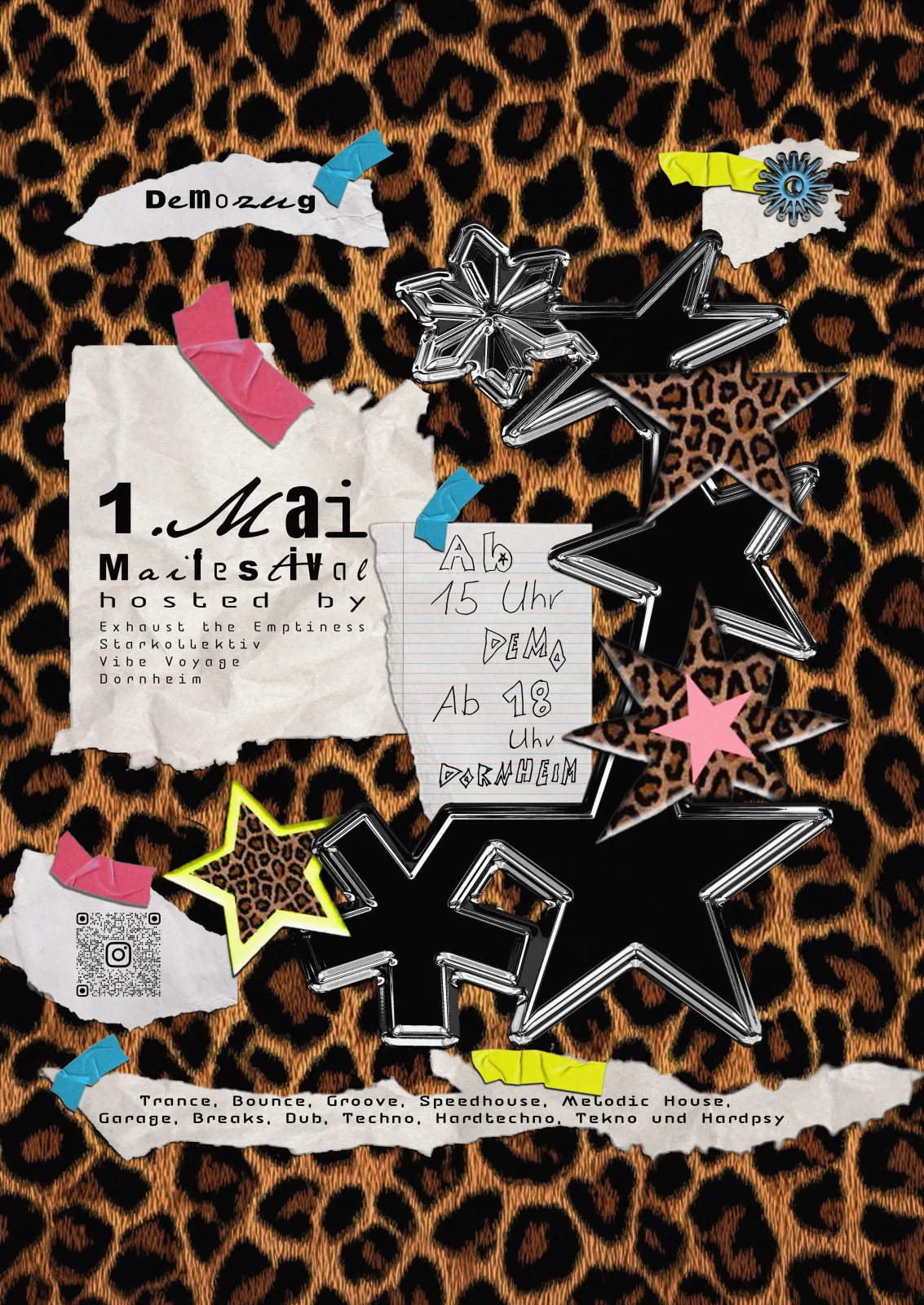 Poster — 1. Mai A2 Poster (1. Mai Festival — Poster, Flyer & Event-Grafiken)