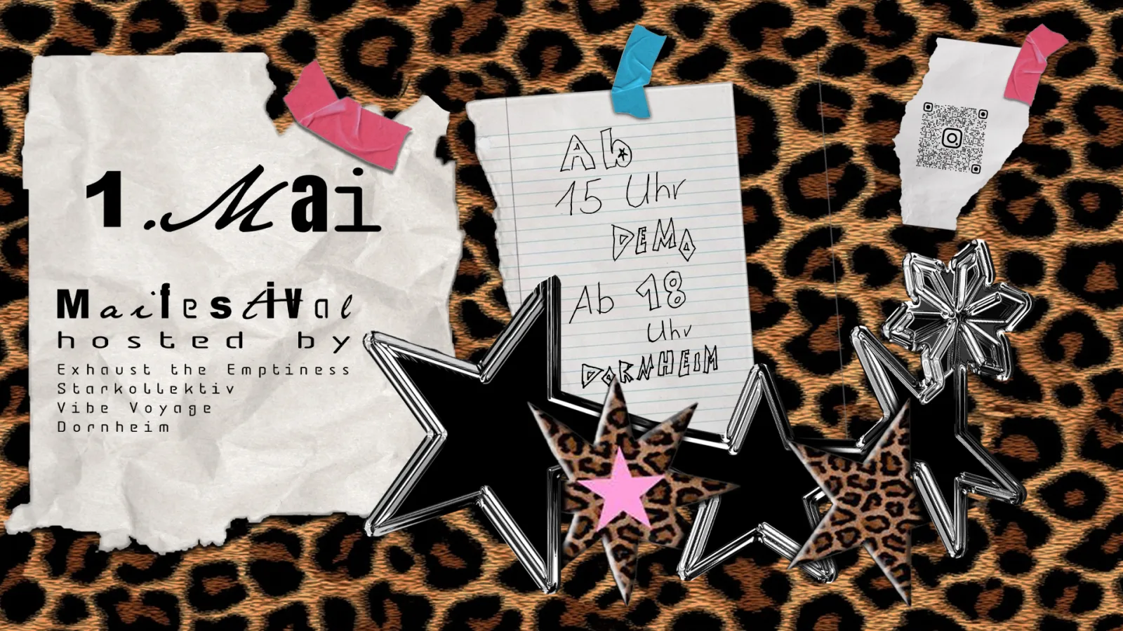 Event-Banner — Facebook-Event-Bild 1. Mai (1. Mai Festival — Poster, Flyer & Event-Grafiken)