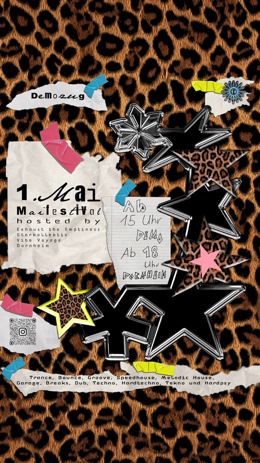 Story — Storyformat 1. Mai (1. Mai Festival — Poster, Flyer & Event-Grafiken)