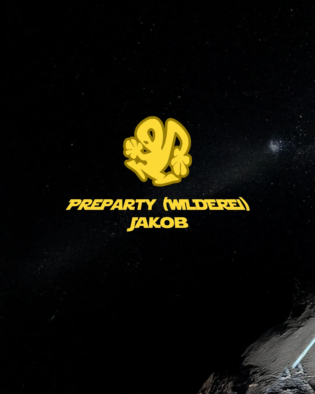 Feed-Raster — Post links Preparty Wilderei H1 (STRUNK — Club-Reihe Visuals & Instagram-Feed)