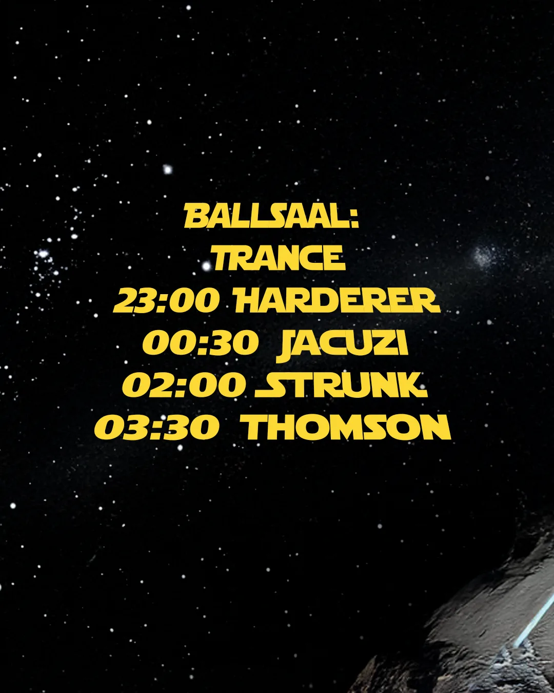 Feed-Raster — Post links STRUNK Ballsaal (STRUNK — Club-Reihe Visuals & Instagram-Feed)