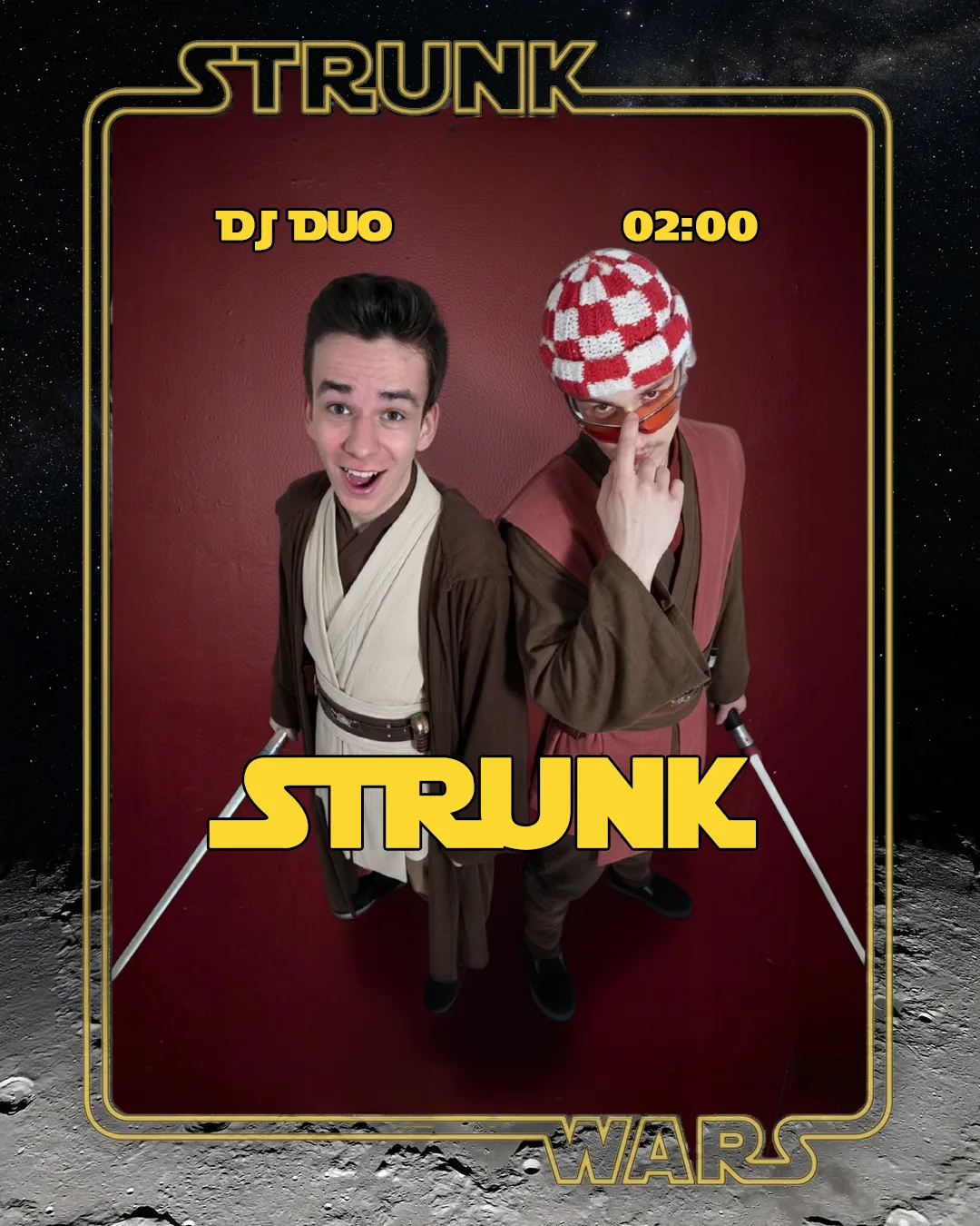 DJ-Karten — Strunk DJ Graphic H1 (STRUNK — Club-Reihe Visuals & Instagram-Feed)