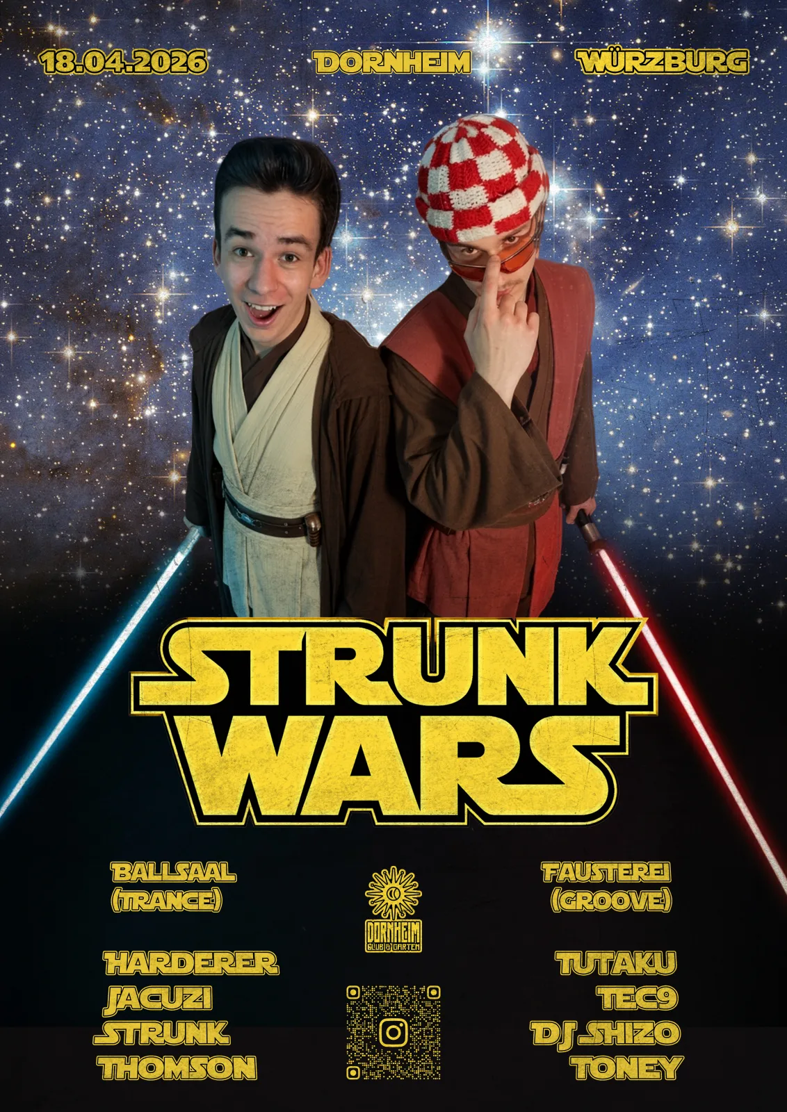 Poster — Strunkwars Poster (STRUNK — Club-Reihe Visuals & Instagram-Feed)