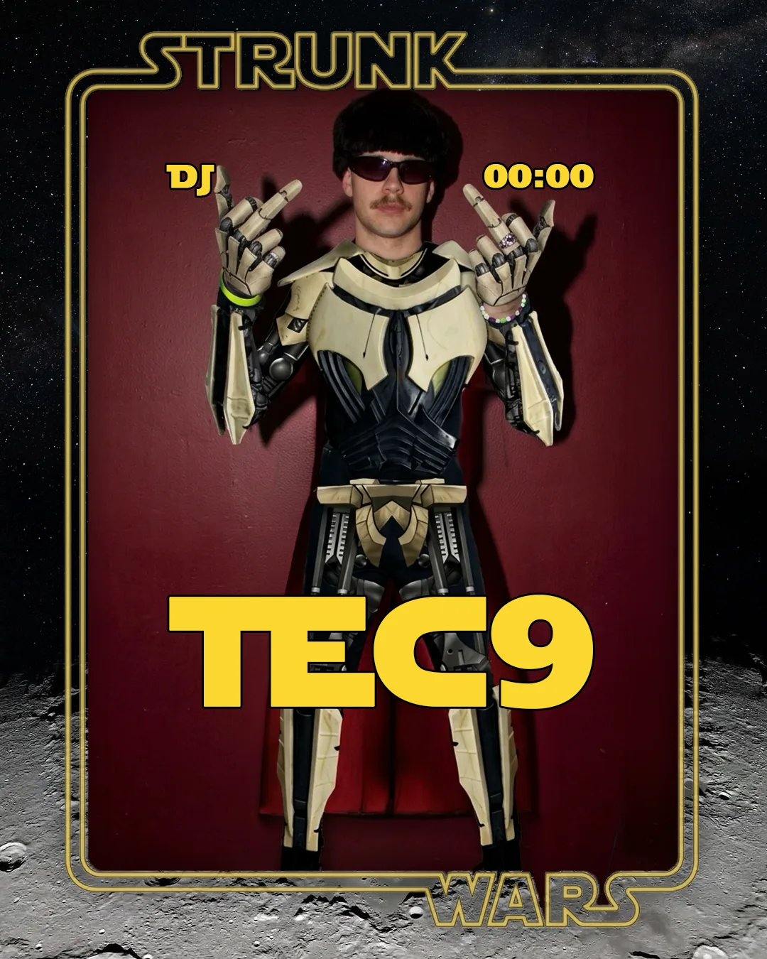 Post — Tec9DJGraphic H1 (STRUNK — Club-Reihe Visuals & Instagram-Feed)