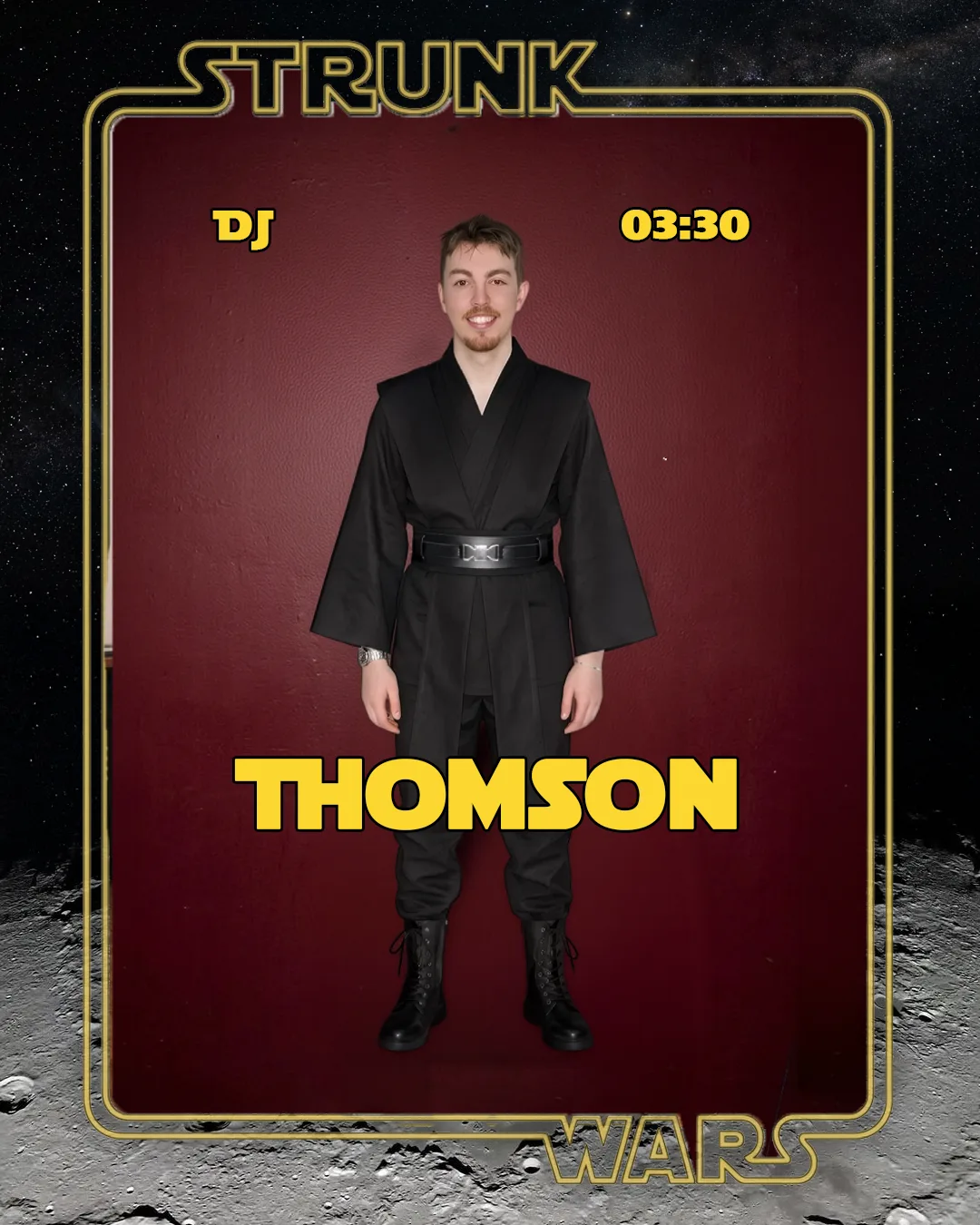 DJ-Karten — Thomson DJ Graphic H1 (STRUNK — Club-Reihe Visuals & Instagram-Feed)