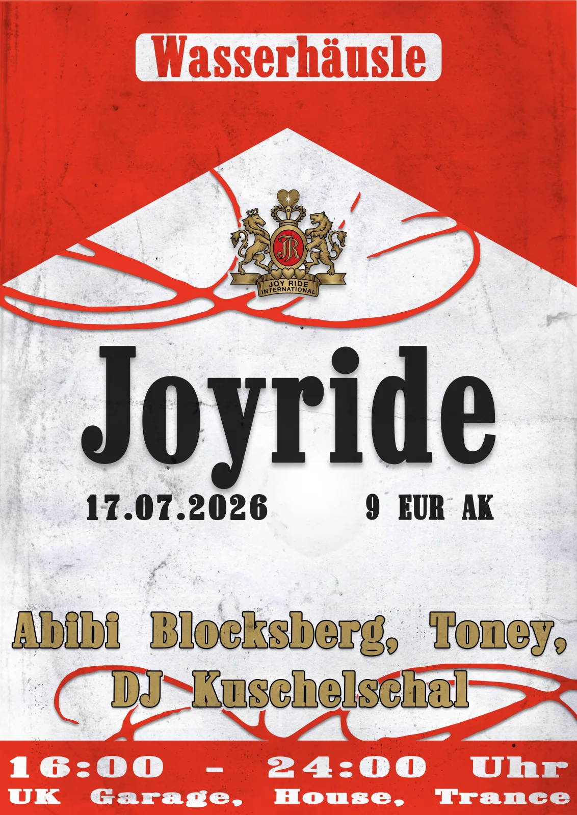 Poster — Joyride 17.07 (Toney 17.07. — Event-Poster)